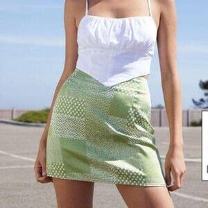 NWT Kendall & Kylie Satin Mini Skirt